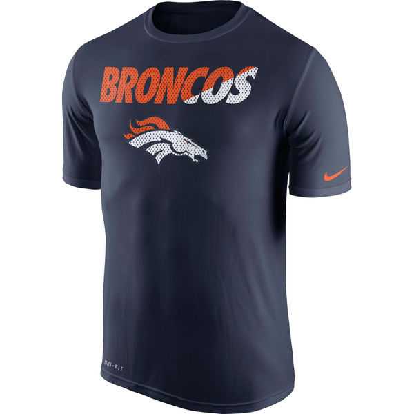 Denver Broncos Nike Legend Staff Practice Performance WEM T-Shirt - Navy Blue,We sell and wholesale Denver Broncos Nike Legend Staff Practice Performance WEM T-Shirt - Navy Blue on line form chian!